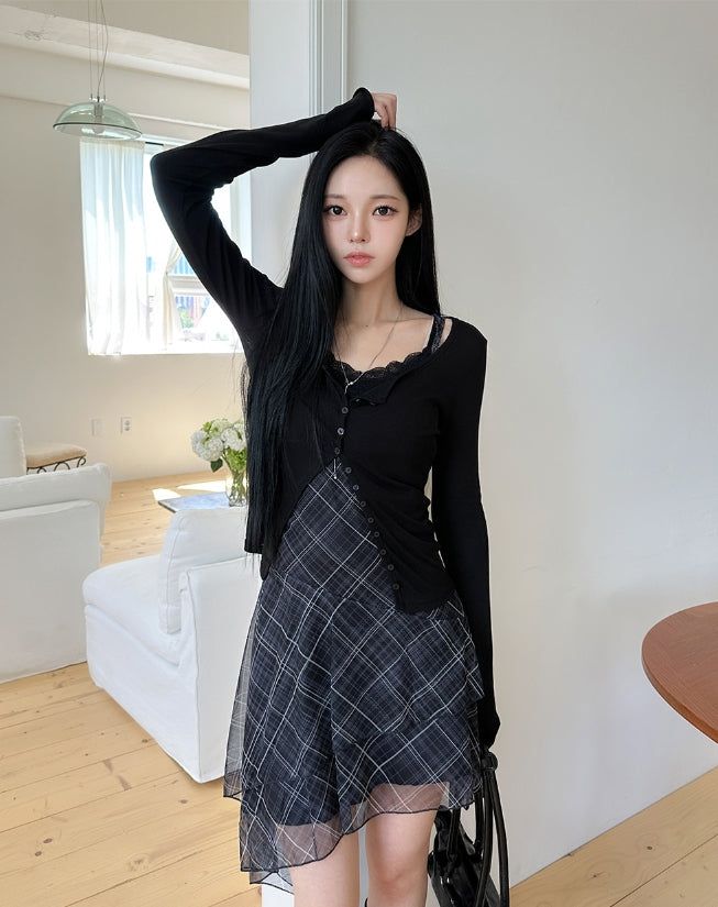 Lighty Tencel Button Cardigan