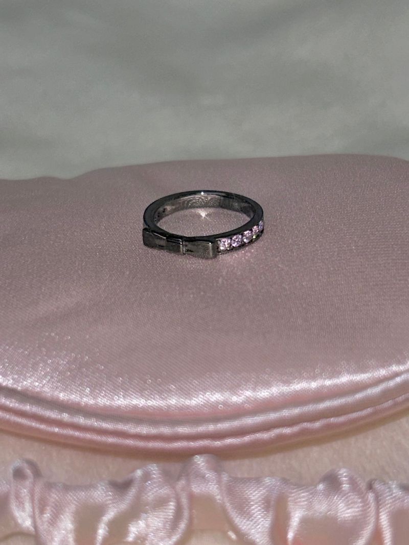 Petit Bow RIng(Plated)