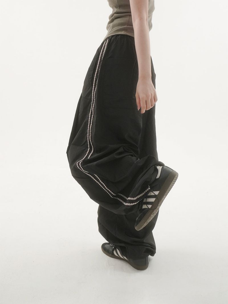 Poke jacquard track pants -3C