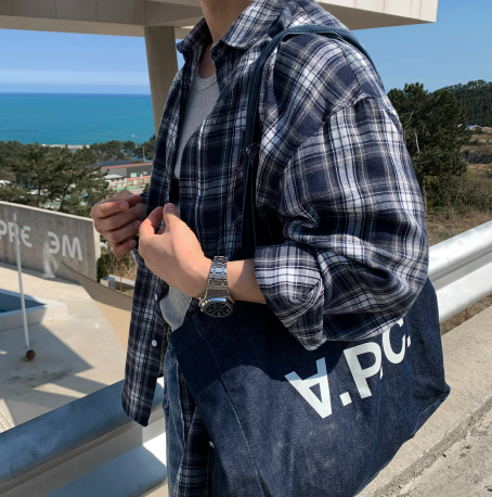 Kuiper Overfit Simple Pocket Check Shirt