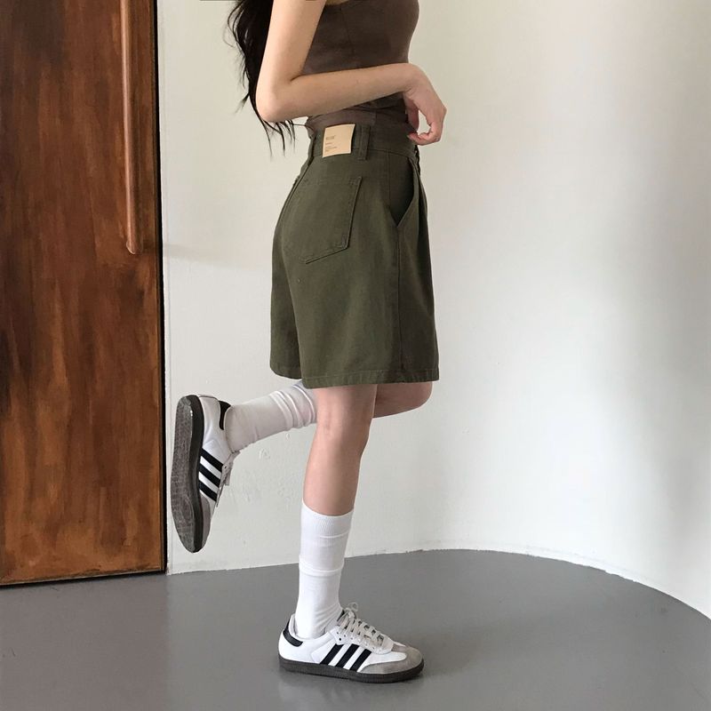 [MADE] Tweet, Pintack Cotton 5 Minute Shorts
