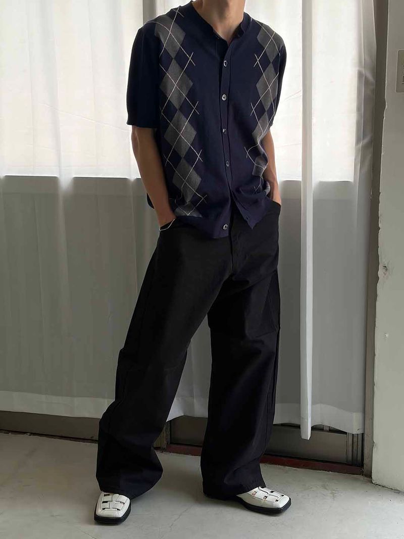 Summer curved cotton pants(4color)