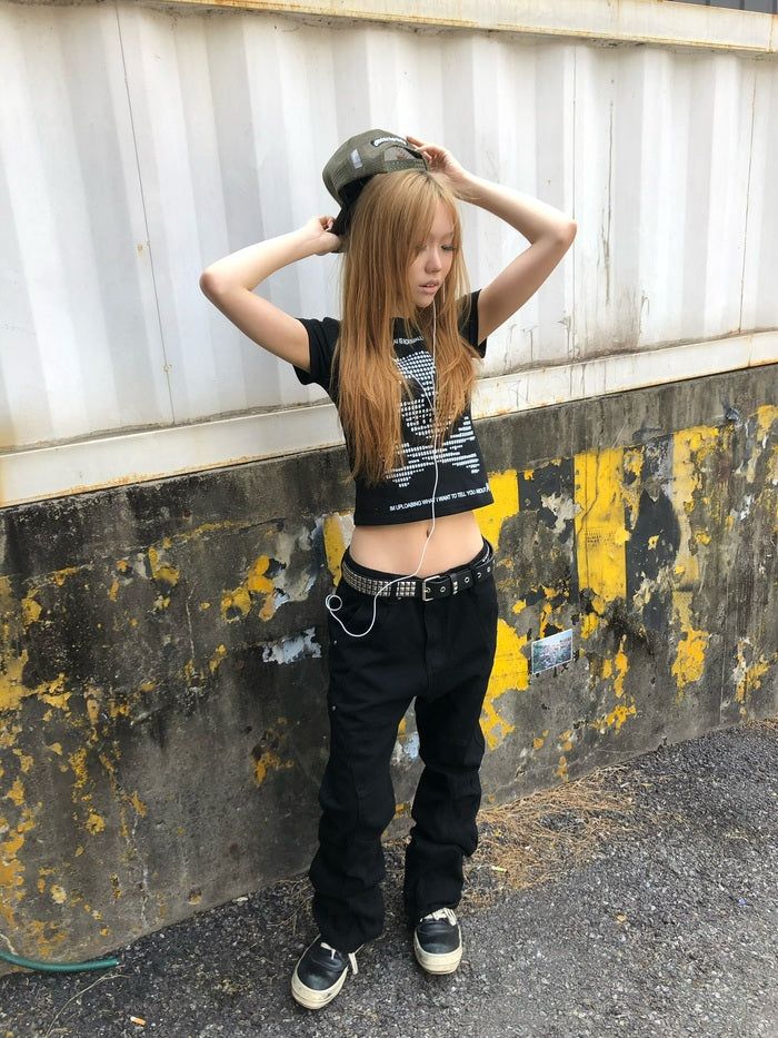 Cyber Black Zip Pants