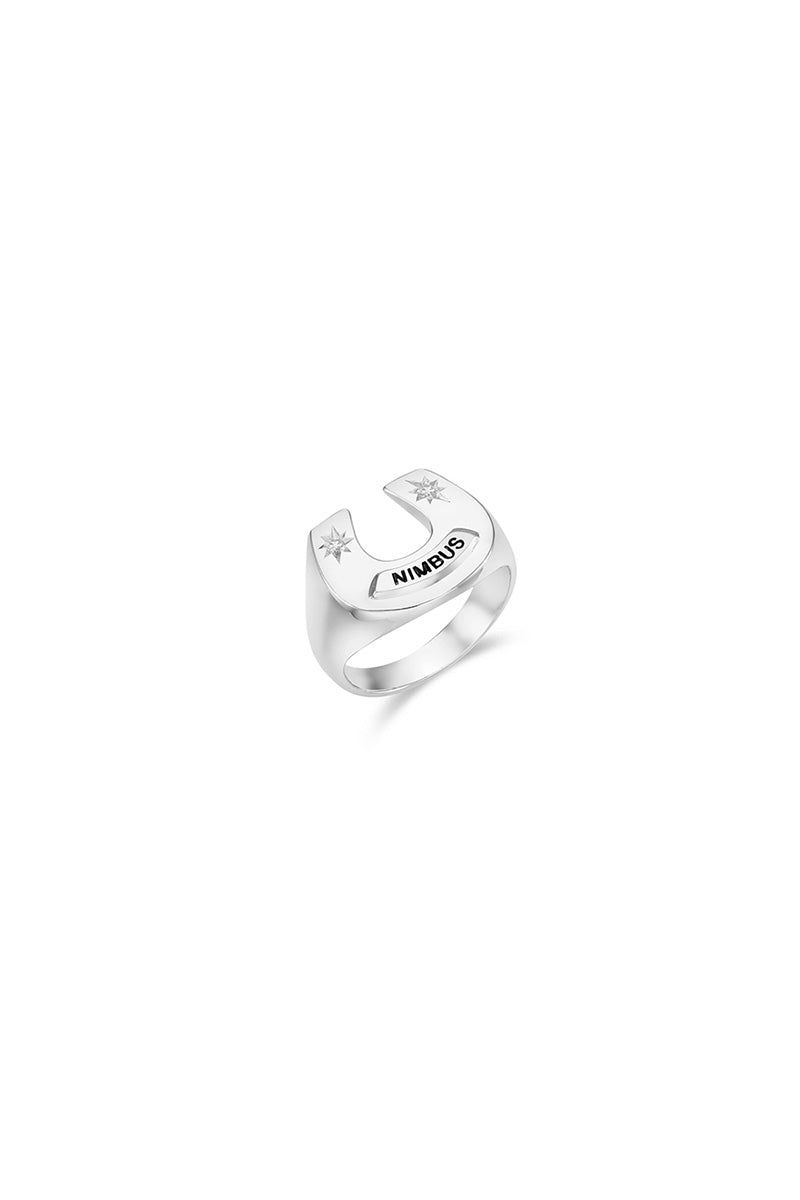 NIMBUS（ニンブス）の「Sparkle Horseshoe Ring (M)（Accessories）」