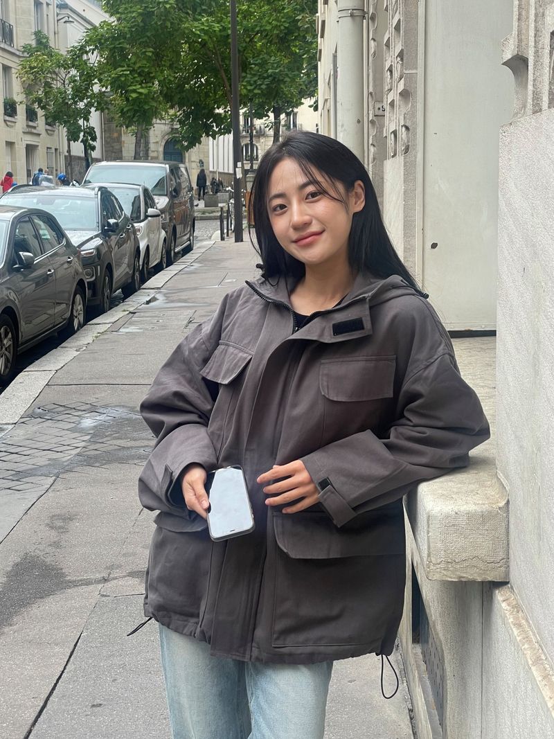 Brest pocket short jacket