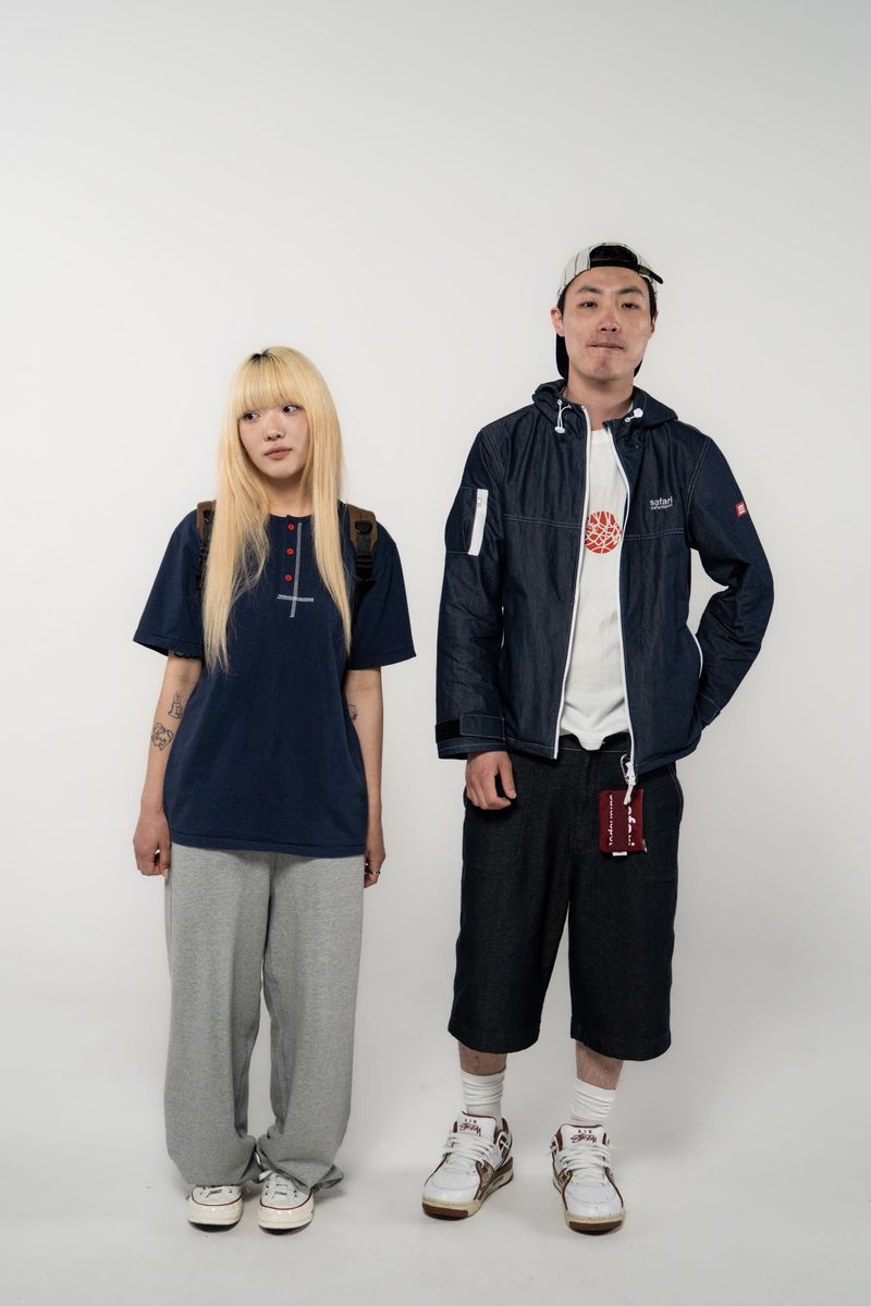 REGULAR WIDE WORK HALF PANTS (DENIM)