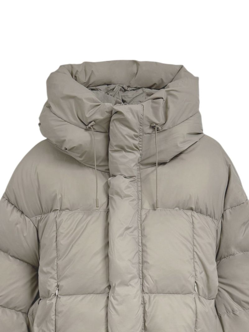Out String Winter High-Neck Duck-Down Padded Jacket (Light Padded)
