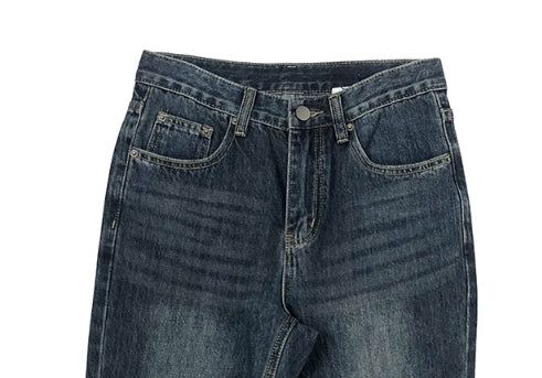 Pinon Bootcut Washing Denim Long Pants