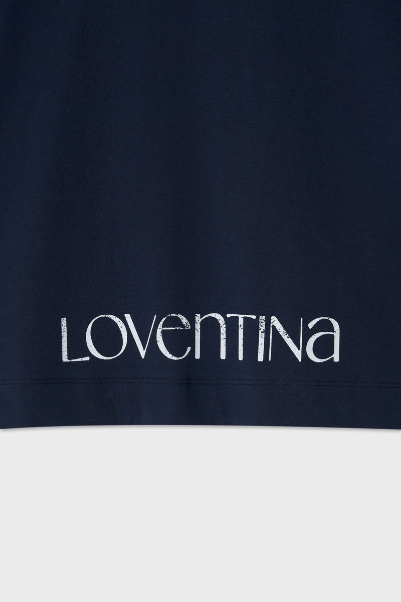 MULTI PRINTING TEE_NAVY