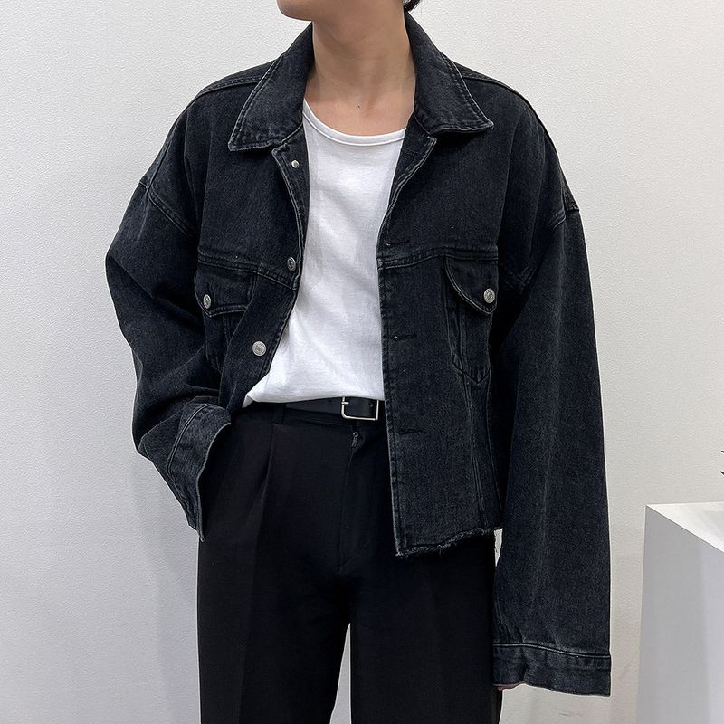 COZINESS（コジネス）の「LN Cutting Cropped Jean Jacket (3 colors)（Jackets/Outerwear）」