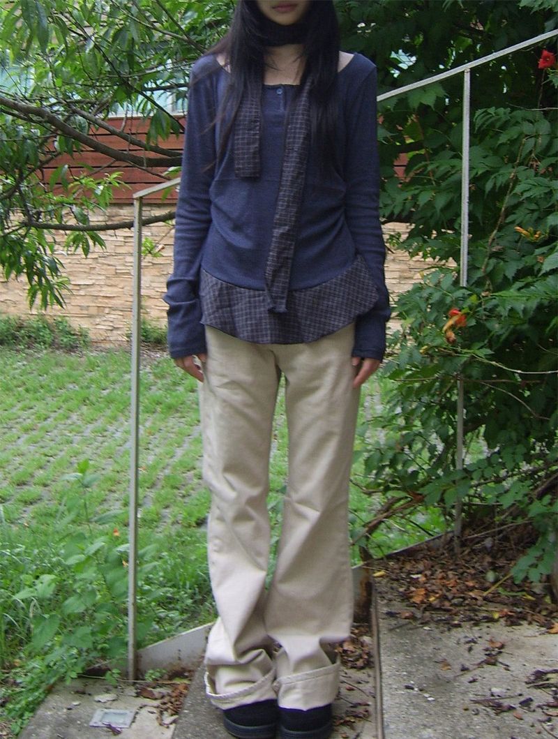 cotton basic bootcut