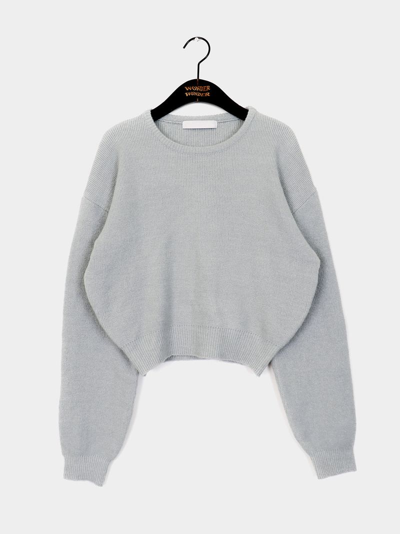 Posol Basic Short Round Knitwear