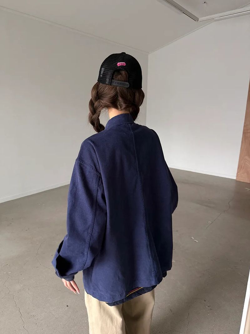 peach work jacket