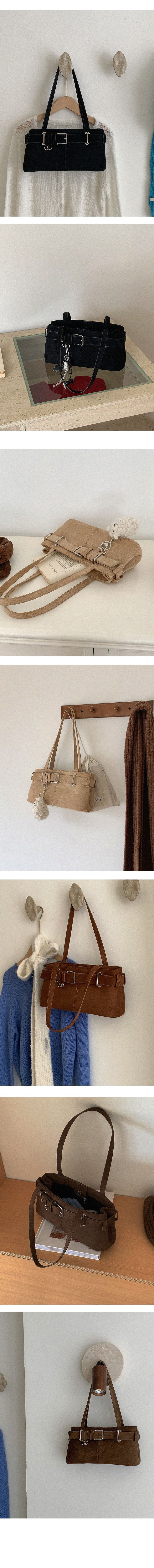 SUEDE 90'S LOVE BELTED BAG (4COLORS!)