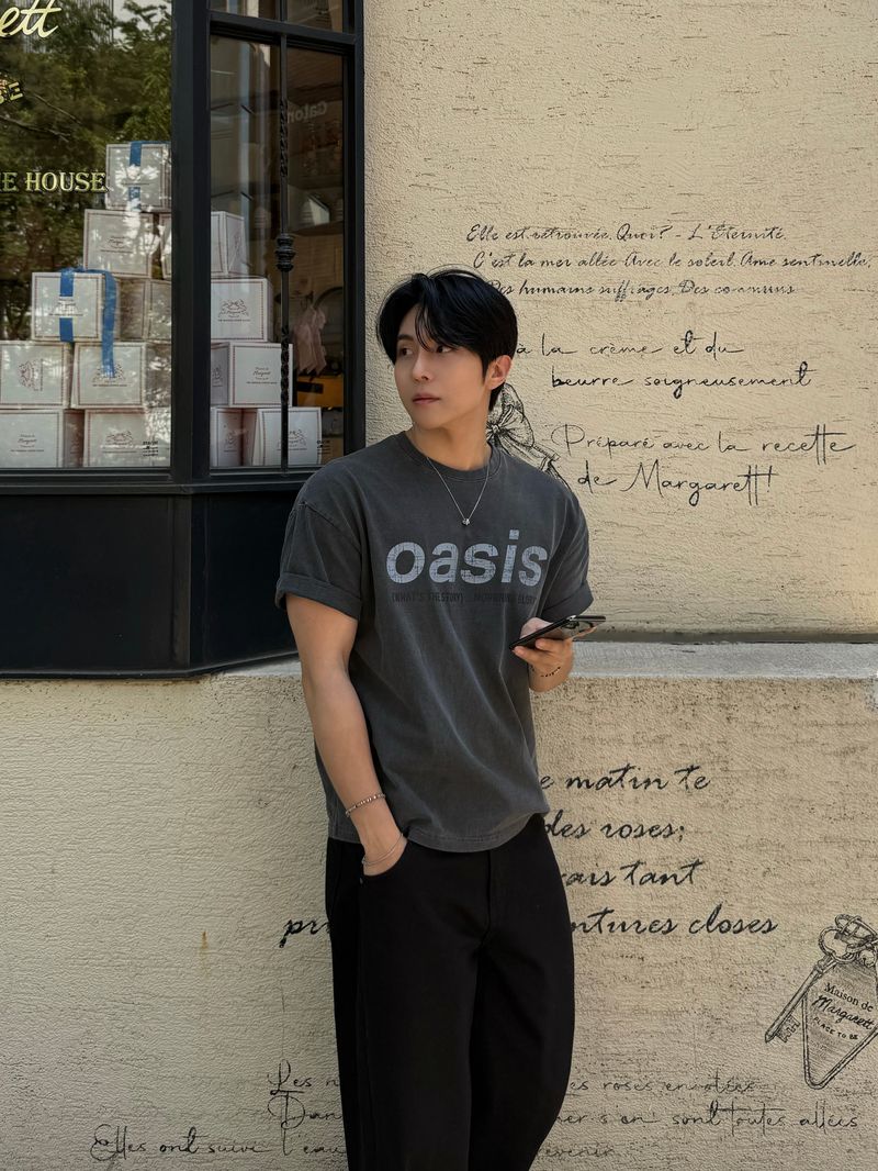 Oasis pigment crop short sleeve