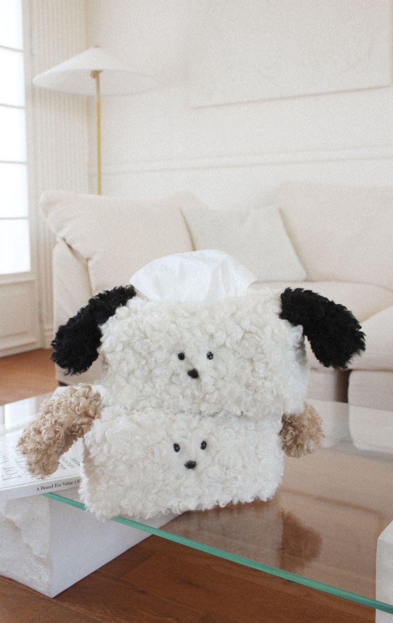 mixed puppy tissue cover, tissue case