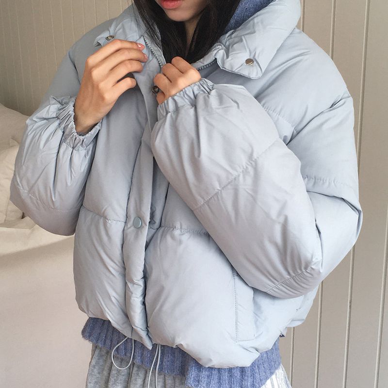 チェッキーベーシックパステルウェロンショートパデッドジャケット