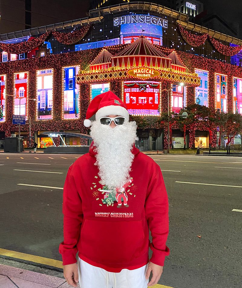 A GOOD DAY(ア グッドデイ)の「X-MAS EDITION HOODIE (RED)(Tops)」