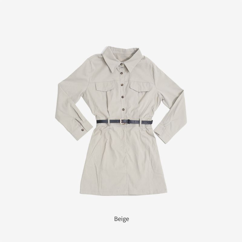 Lipton Belt Shirt Dress