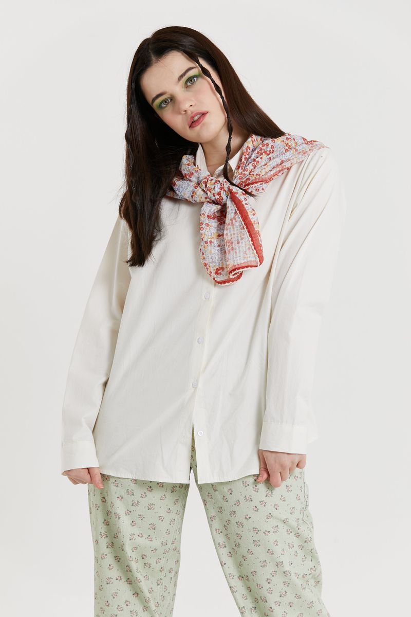 FLOWER EDGE SCARF