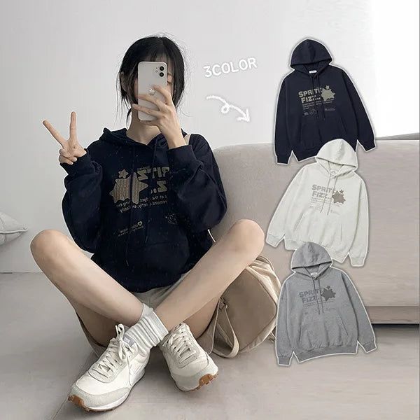 hijjoo（ハイチュー）の「スター レタリング スポーツ フーディー (3 colors)（トップス）」