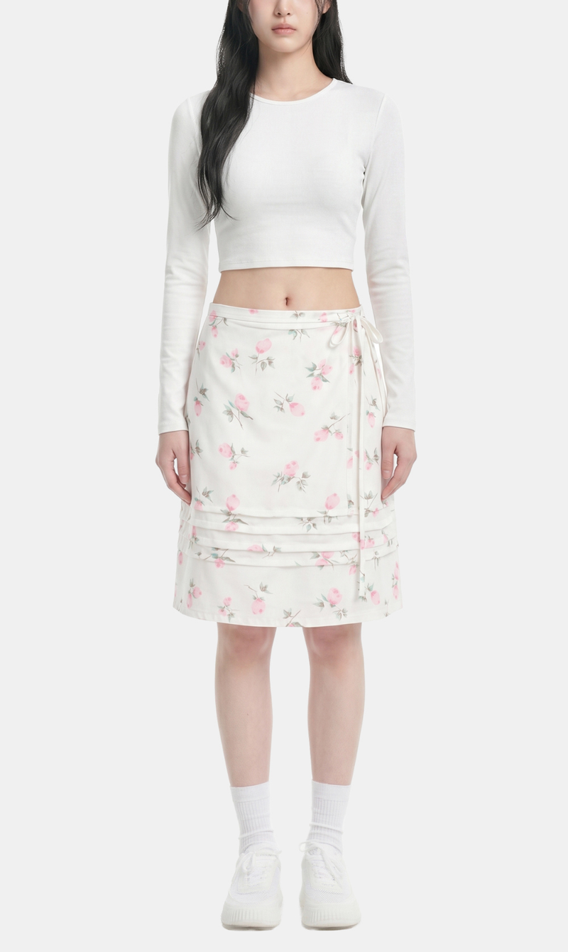 Nemi Layered Floral Skirt