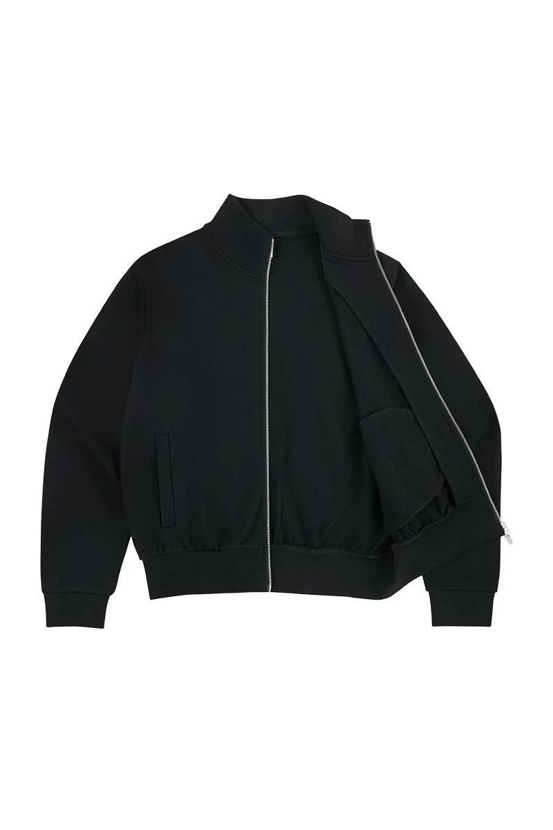 Cropped Zip-Up Sweater