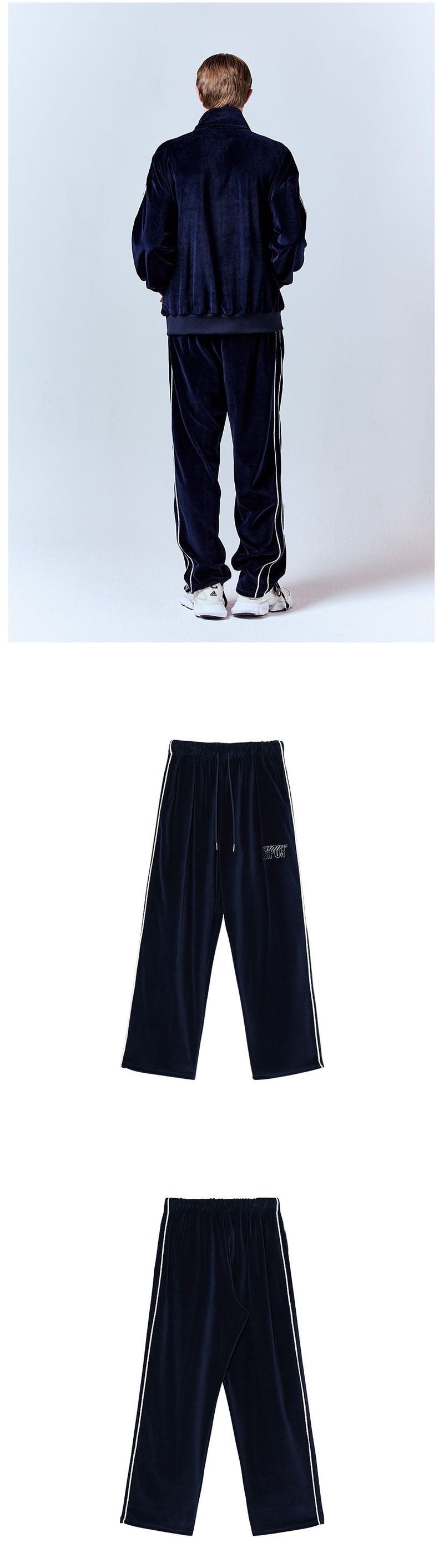 SIGNATURE TRACK PANTS [NAVY]