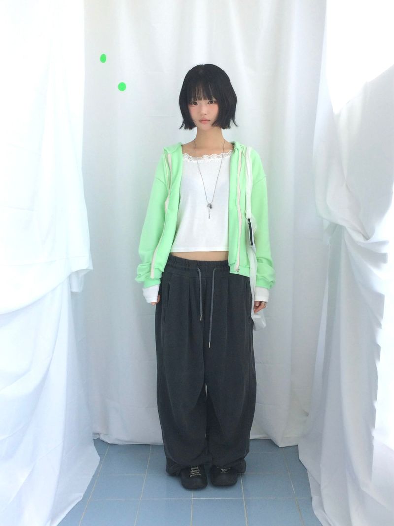 Clover Soft Loose Zip-Up