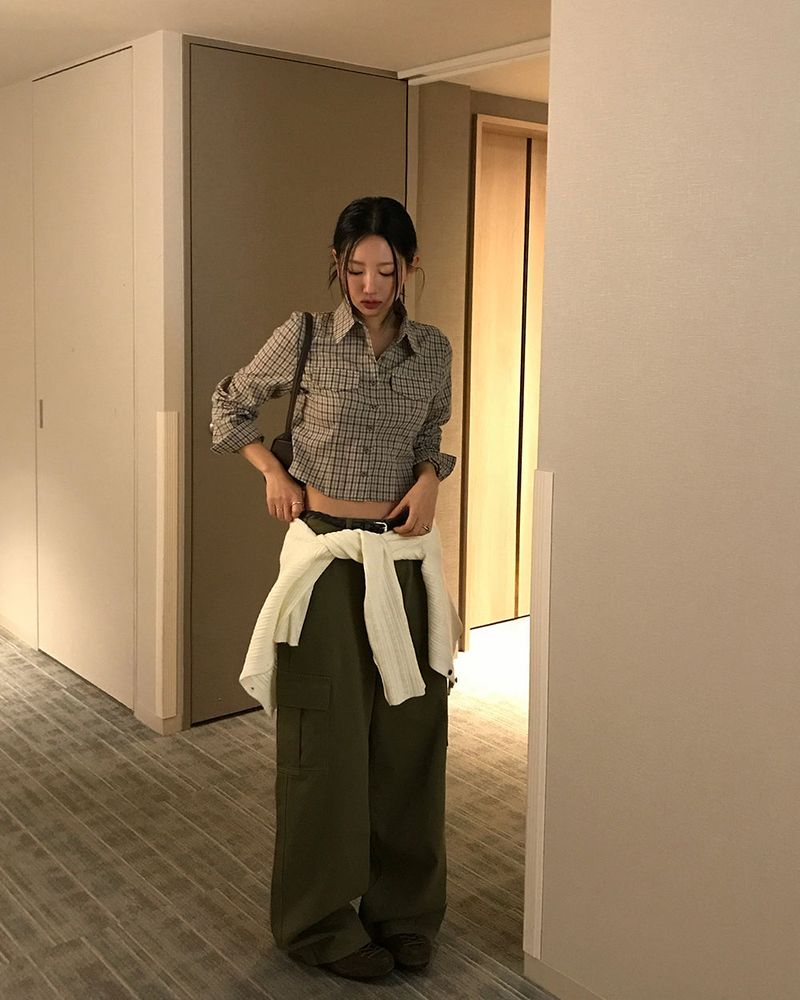 [ORIGINAL] Surf Cargo Buckle Cotton Pants