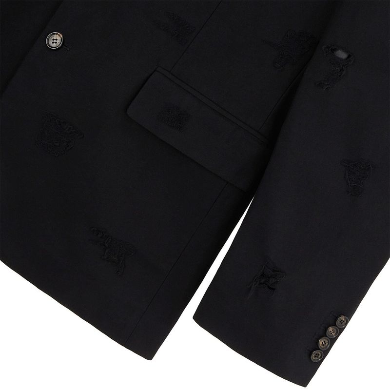 [ULKIN] Destroyed Overfit Single Jacket_Black