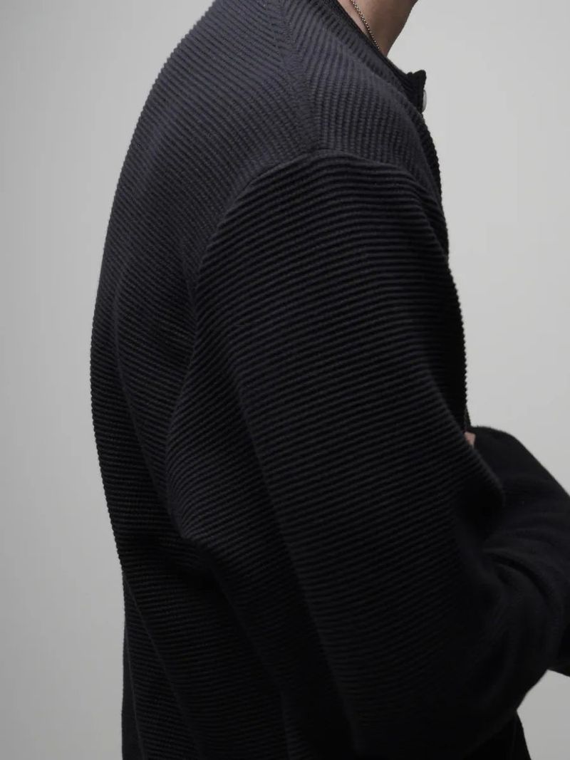 TP4 Waffle-Knit Henley Shirt