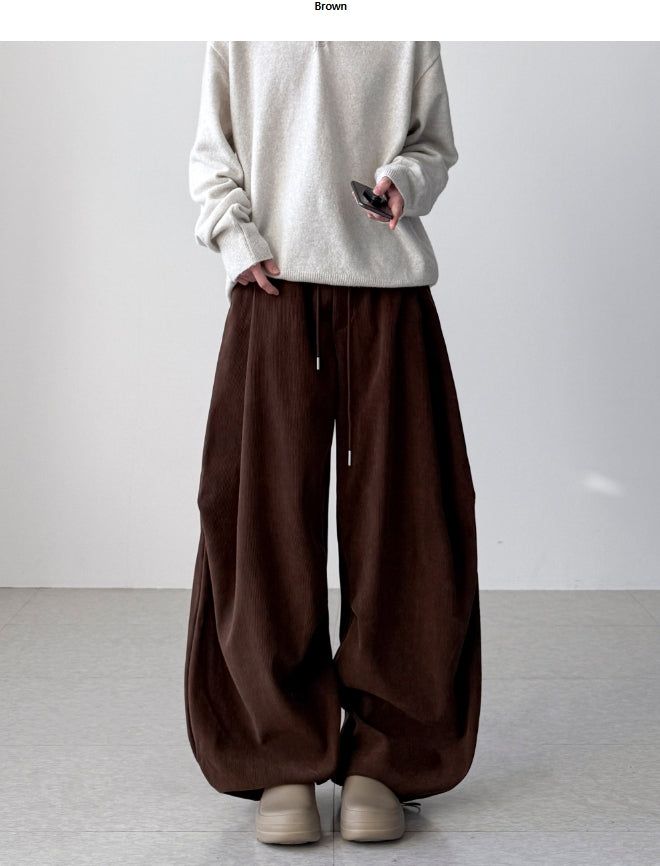 YOURNUS（ユアナス）の「Tama Corduroy Balloon Pants（Pants）」