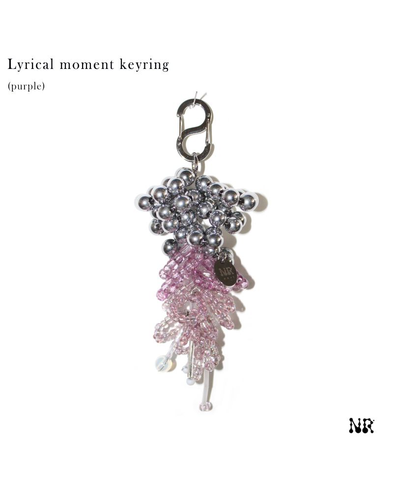 [COUTURE] Lyrical moment keyring _ purple