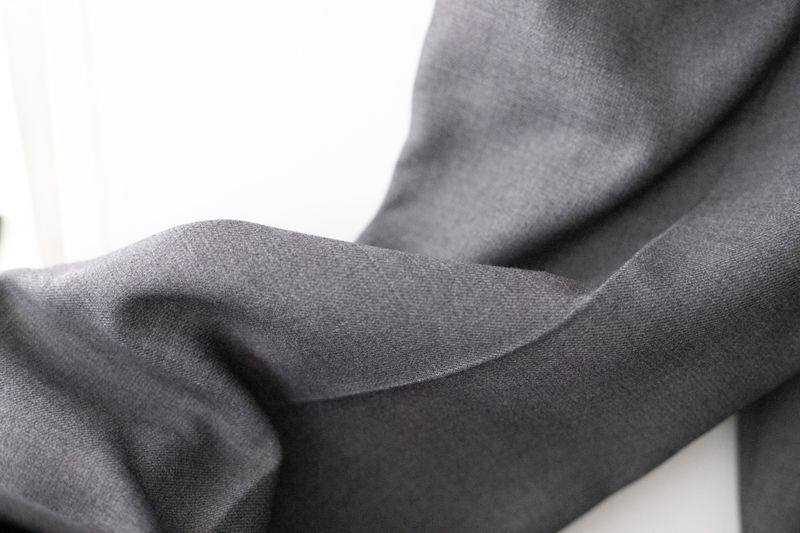 Semi wide pants (Dark grey)