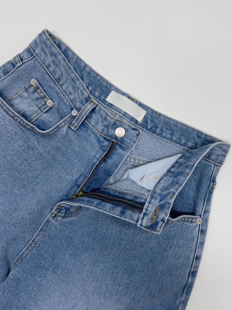132 High-Waist Wide Denim Pants
