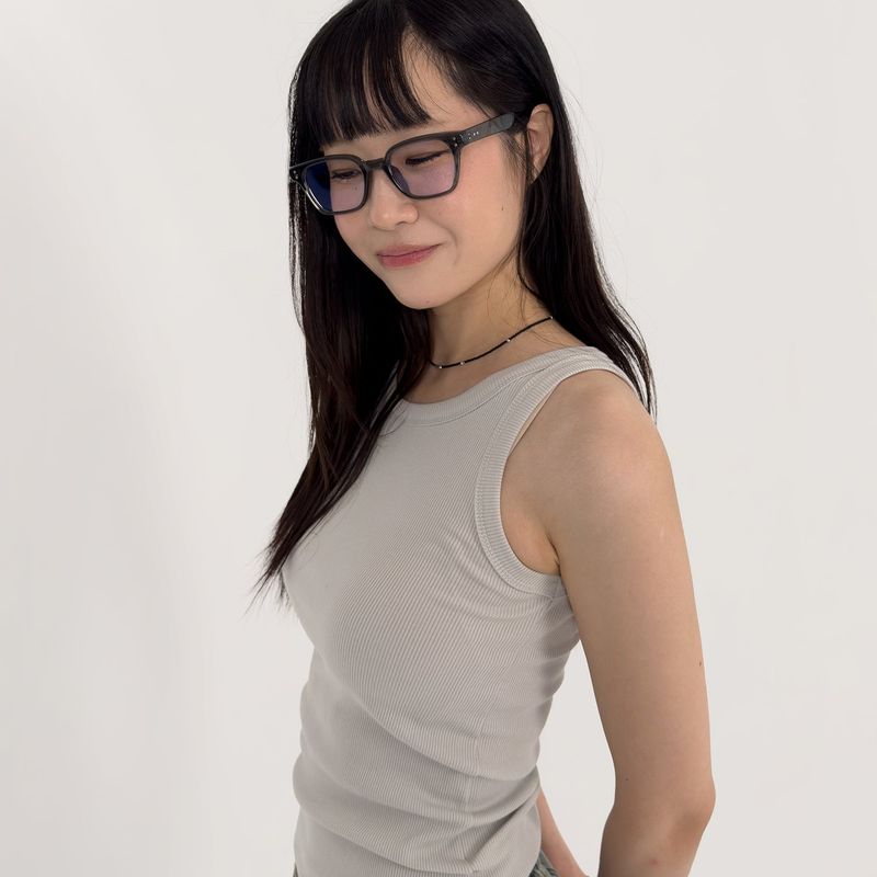 [prts made] plan ribbed sleeveless top (6colors)