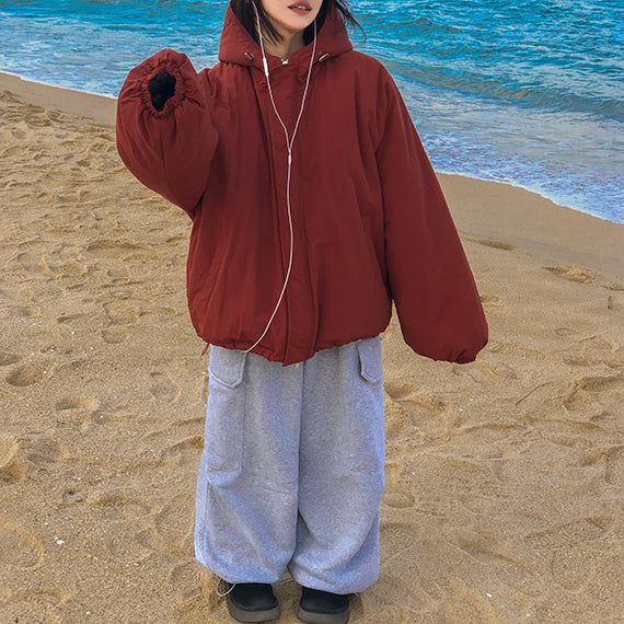 Need Heavy Over Hooded Padded Jumper