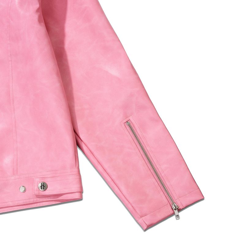 HADES PINKIE CREW LEATHER JACKET