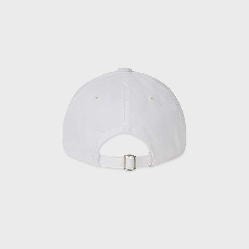 SUNLIT LETTERING BALL CAP (WHITE/NAVY)