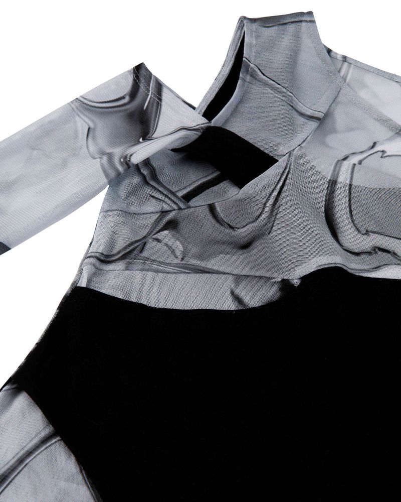 In&Out 3D Printed Top _ Black