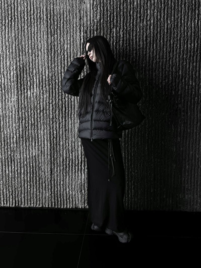 [unisex] aro duck down light puffer (2color)