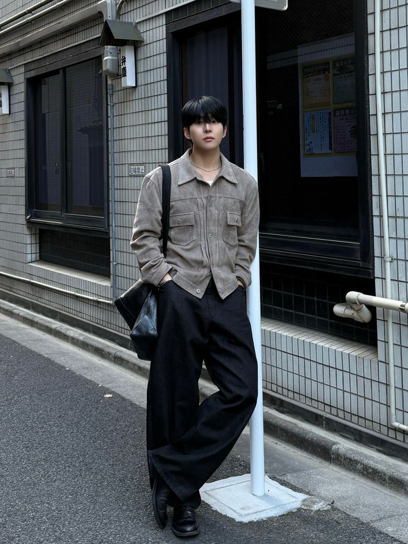 Add suede tracker jacket