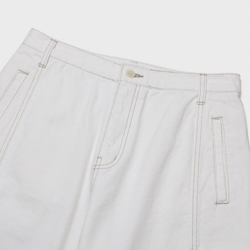 HIMUL STITCH CURVED PANTS