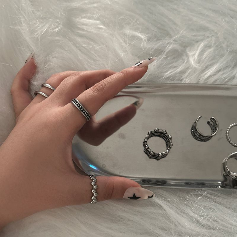 Surge Dot Line Open Ring