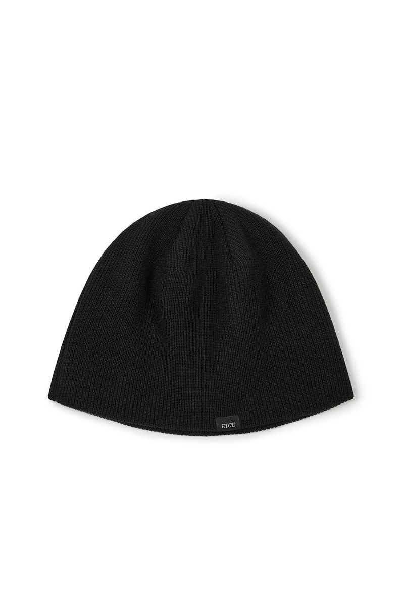 LABEL BEANIE (BLACK)