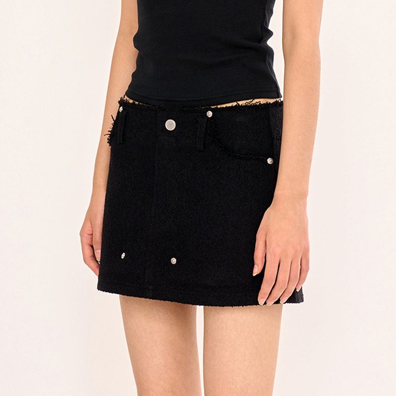 RockChic Mini Skirt(Tweed)