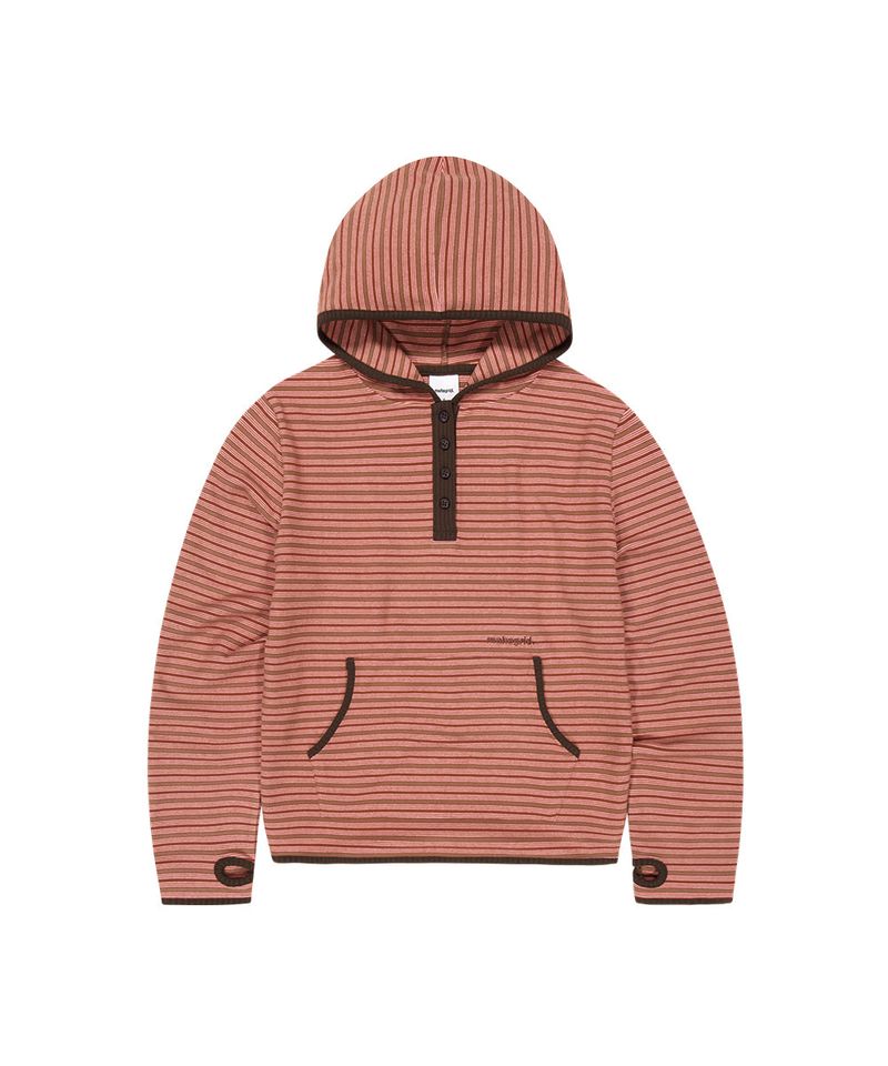 FLEECE HOOD LONG SLEEVE_RED