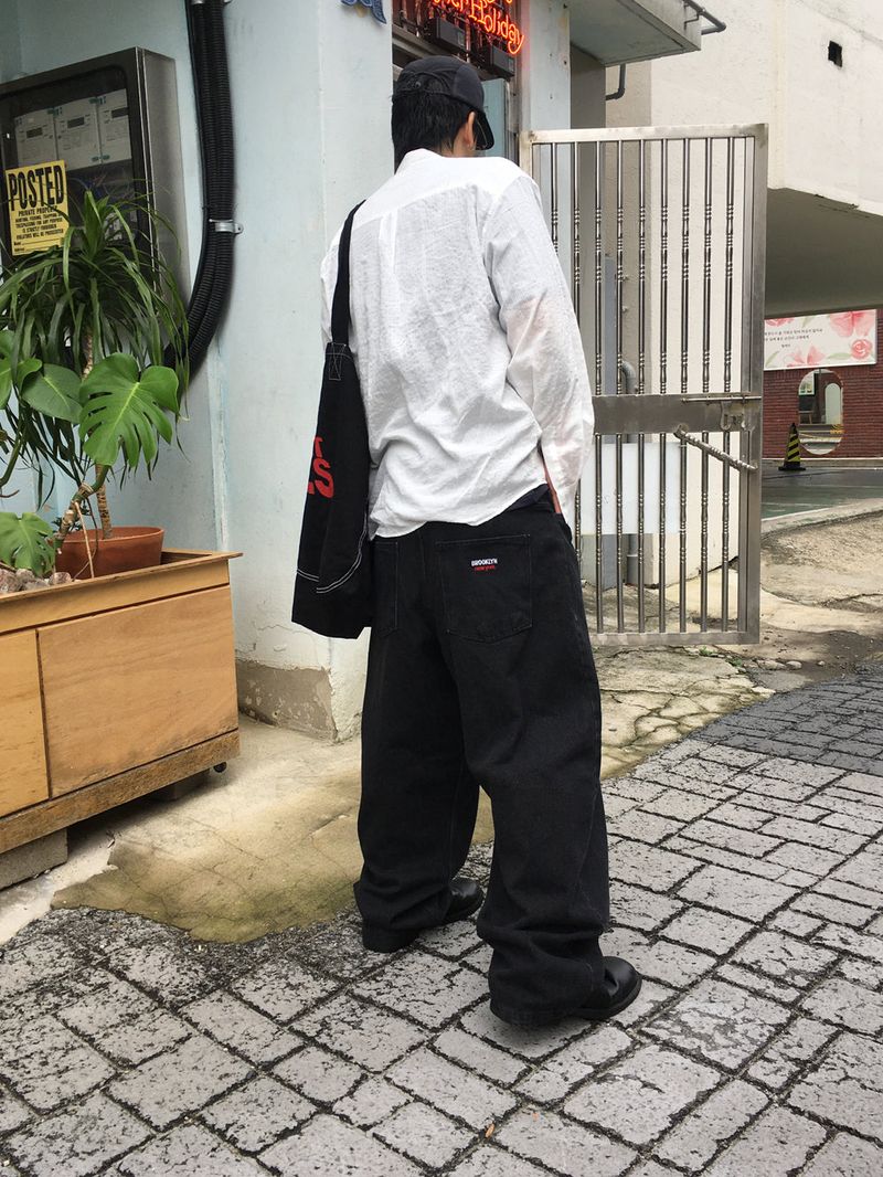 No.1349 back LT point denim PT (3color)