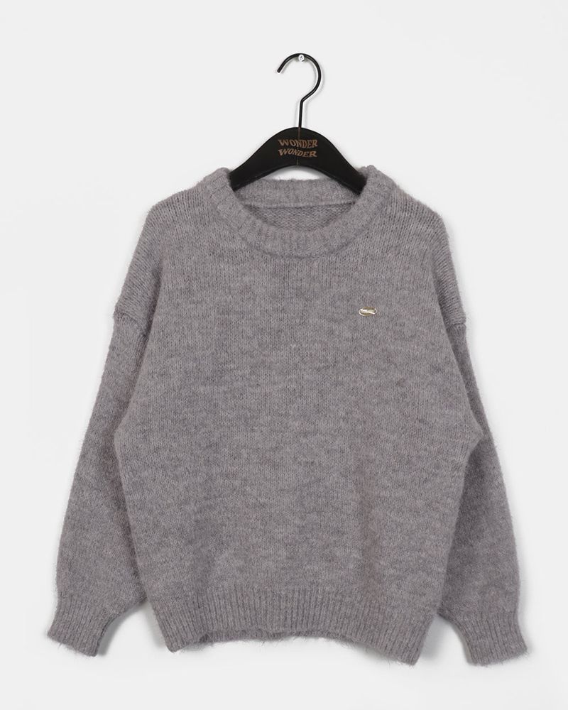 Your Wool Bokashi Pendant Round Knitwear